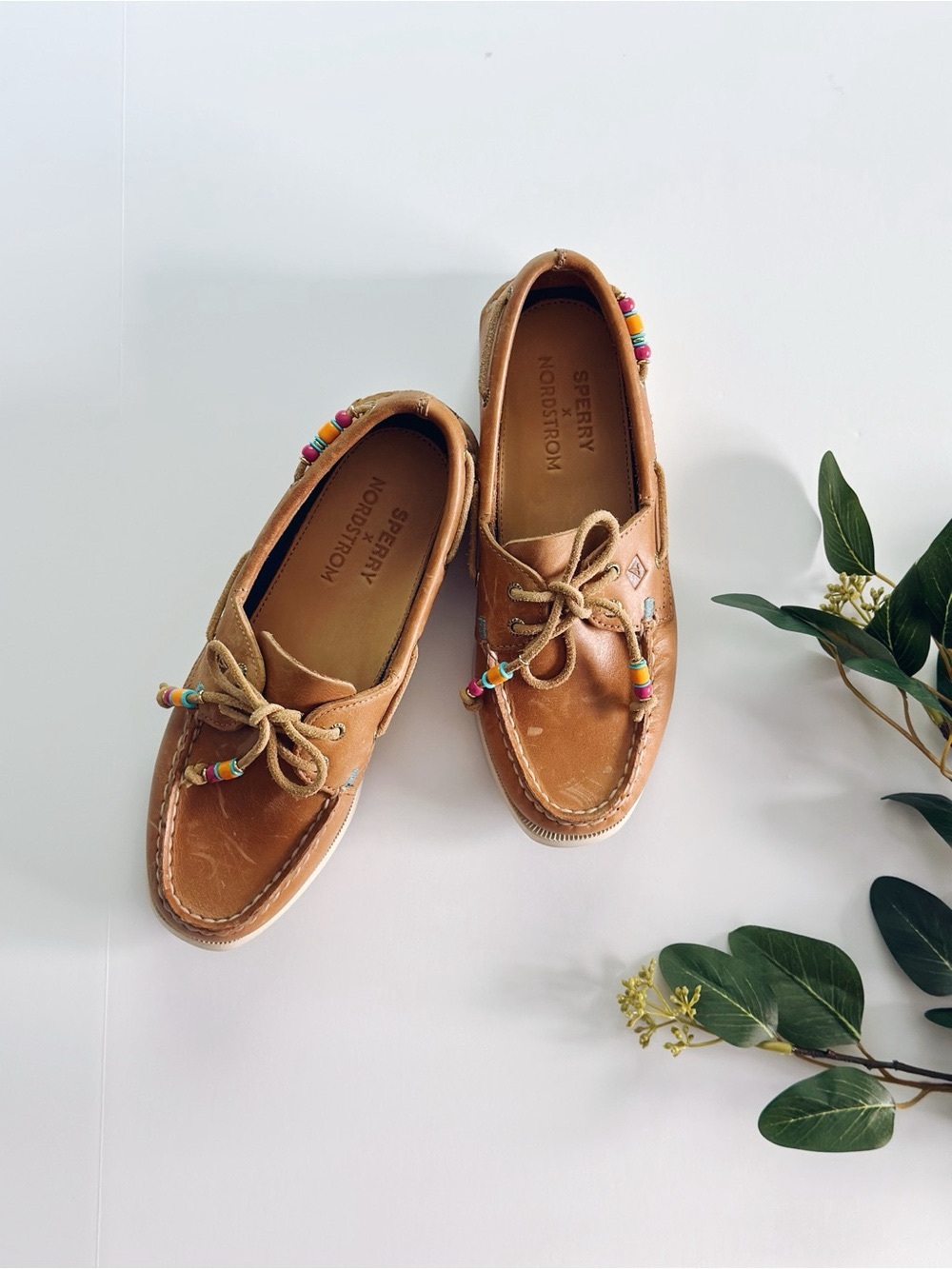 Sperry Brown Leather Boat Shoes Nordstrom Exclusive - Picture 7 of 11